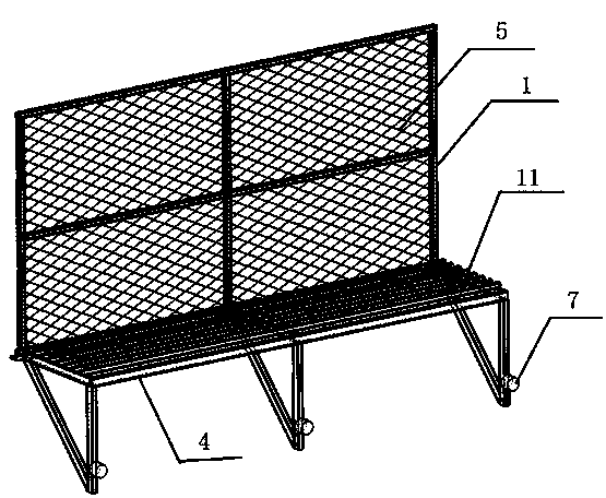 Externally-mounted work platform for fabricated building and method for operating externally-mounted work platform for fabricated building