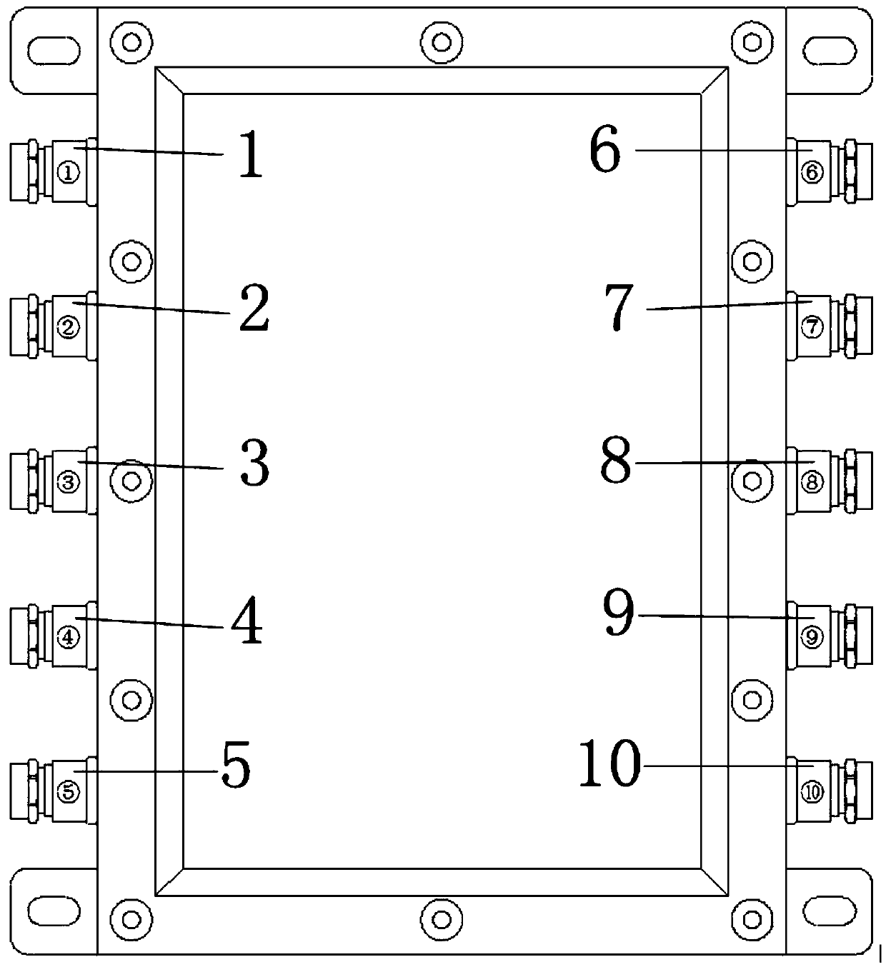 Drilling throttle manifold embedded automatic control device