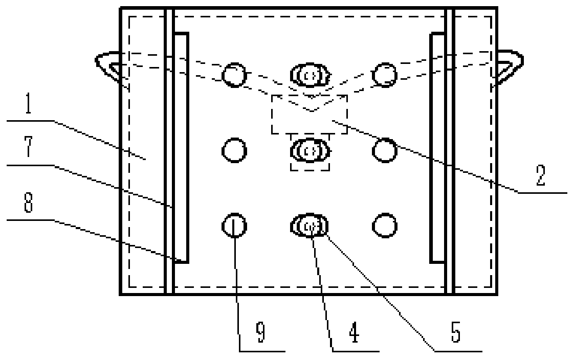 A kind of porous brick palletizing claw