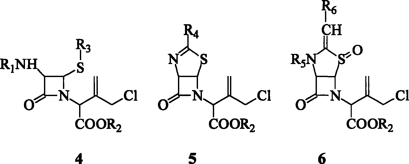 Chloridization method for nitrogen heterocyclic butanone isobutene derivatives