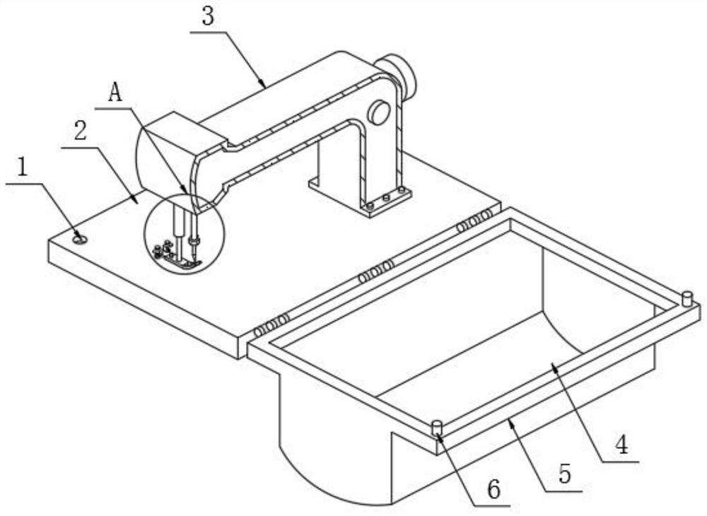 Sewing machine with hand pressing prevention device
