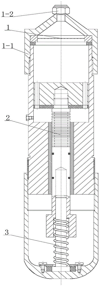 Portable high-pressure air source device based on catalytic decomposition of hydrogen peroxide