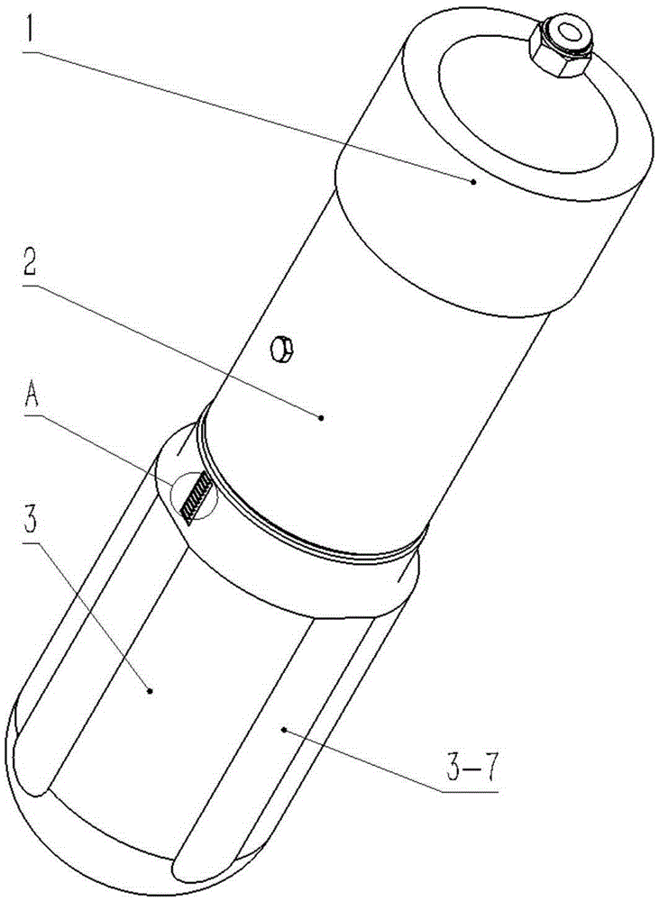 Portable high-pressure air source device based on catalytic decomposition of hydrogen peroxide