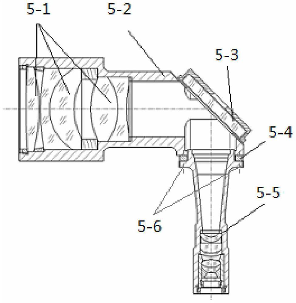 Method for eliminating optical interval adjustment error by using optical lens with turning light path