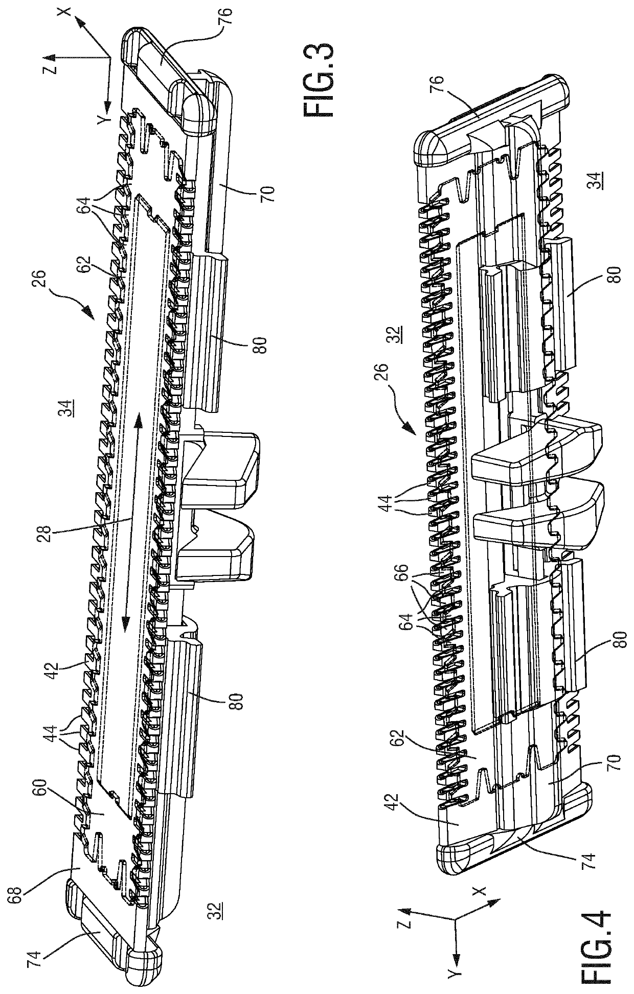 Stationary blade, blade set, and manufacturing method