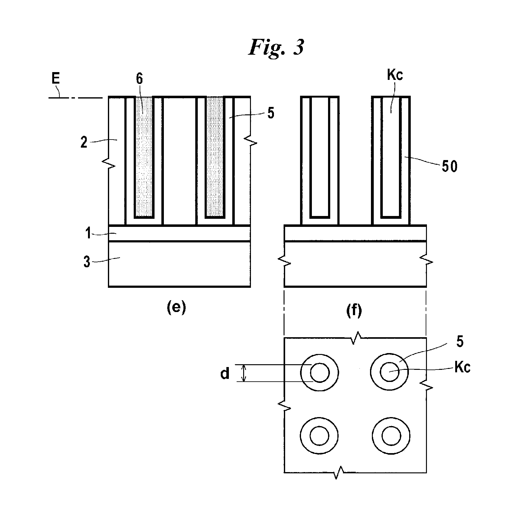 Method of forming a capacitor structure, and a silicon etching liquid used in this method