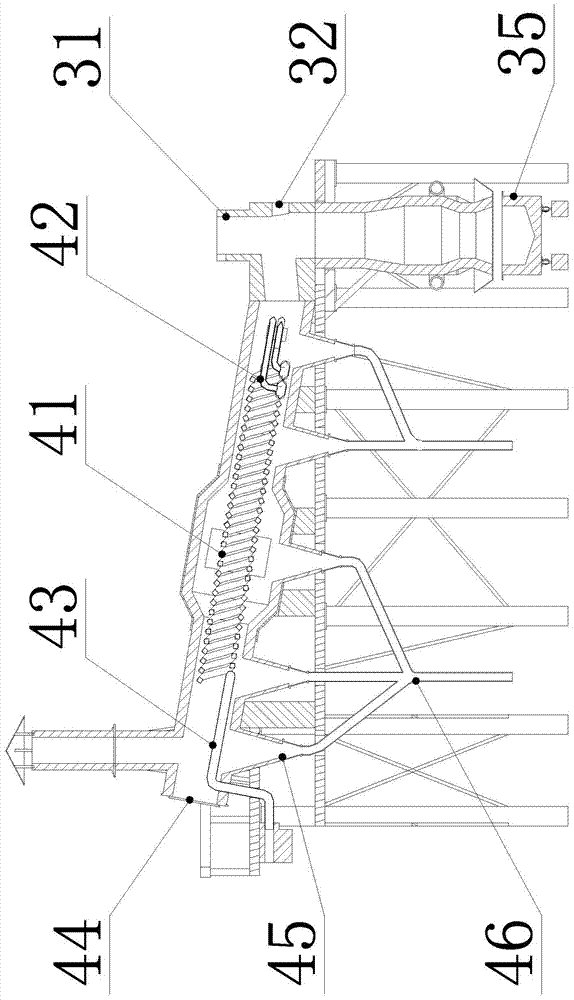 An energy-saving and environmentally friendly melting and casting furnace