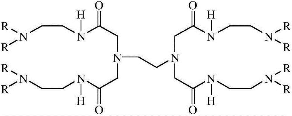 Polyamide-amine-alkyl ester asphalt dispersant for high pour point thick crude oil