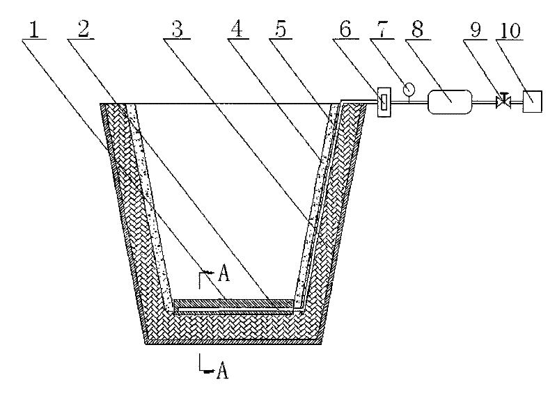 Method for cleaing molten steel for continuous casting tundish by air curtain retaining wall method