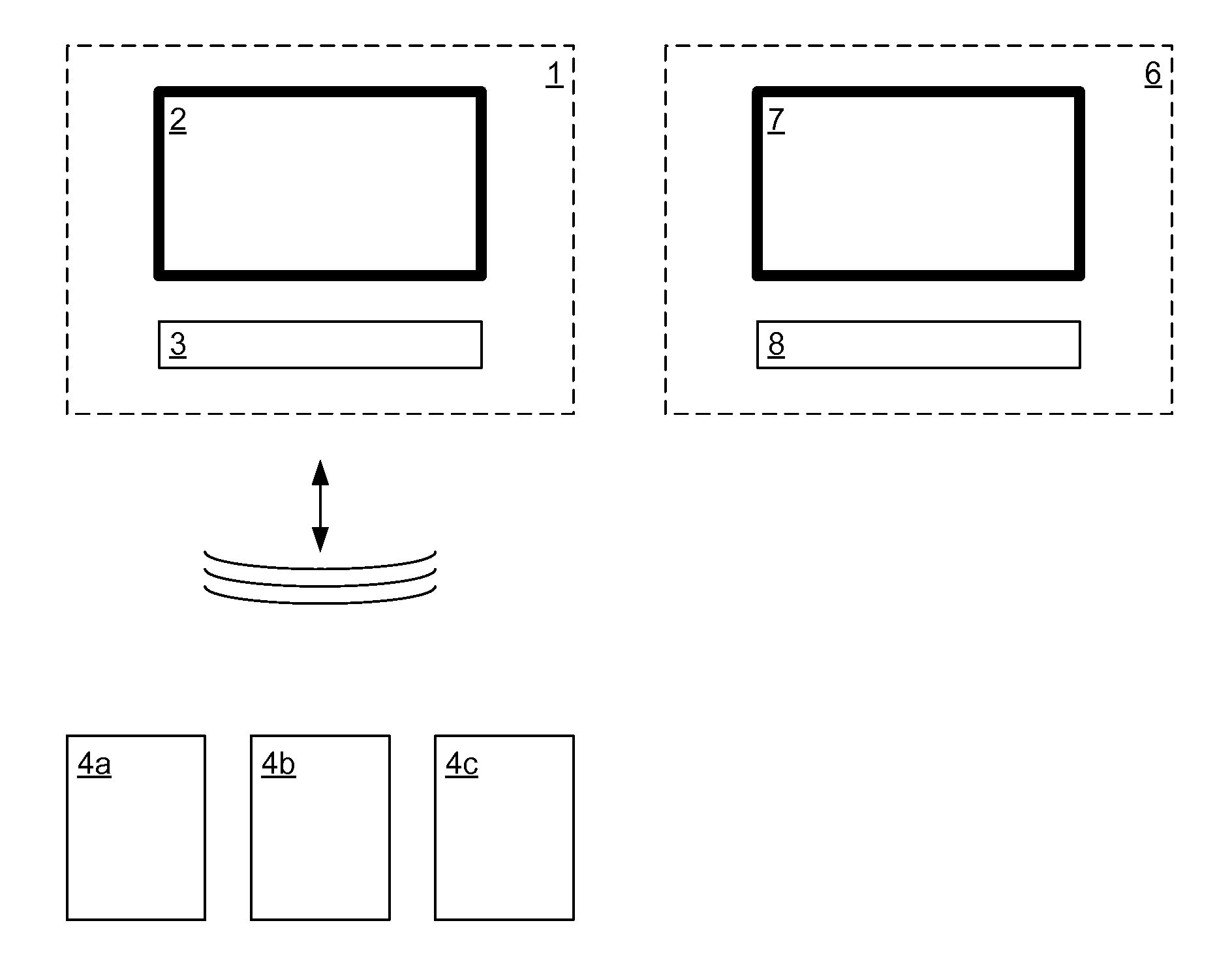 Television decoding unit with multiple wireless access modules