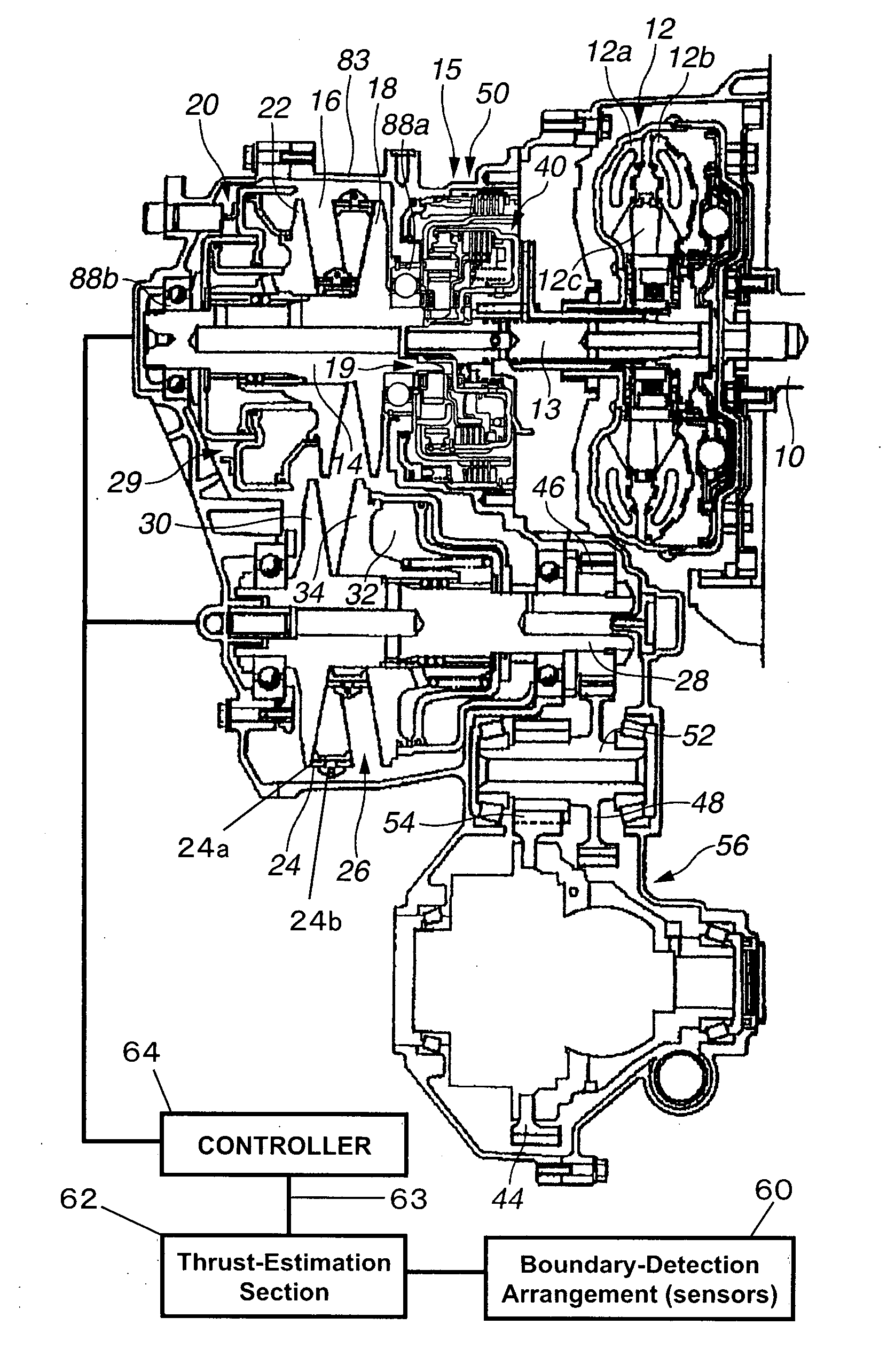 Continuously variable V-belt transmission