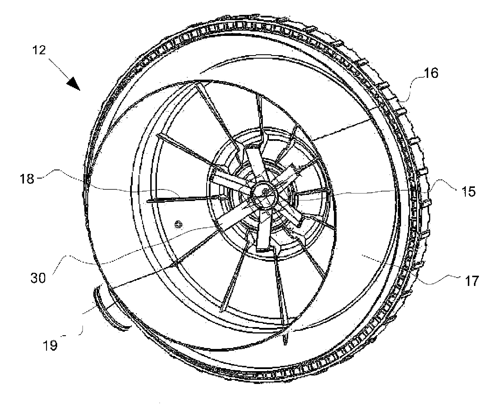 Filter element and housing for a filter element