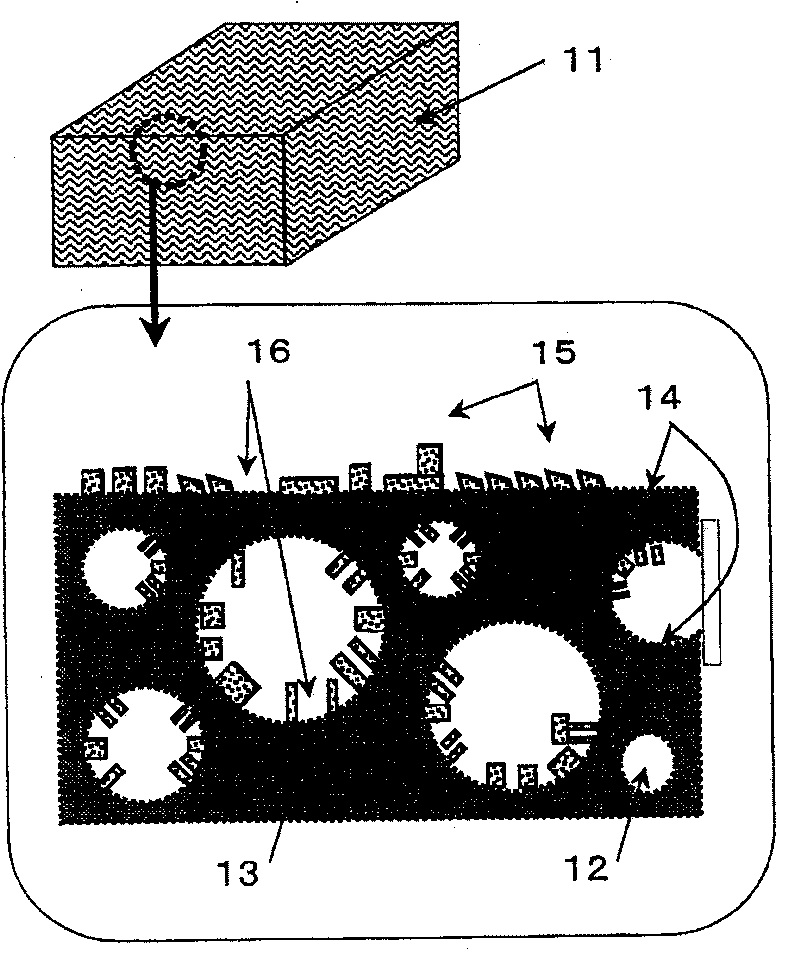Absorb-discharge humid filter and humidifying apparatus