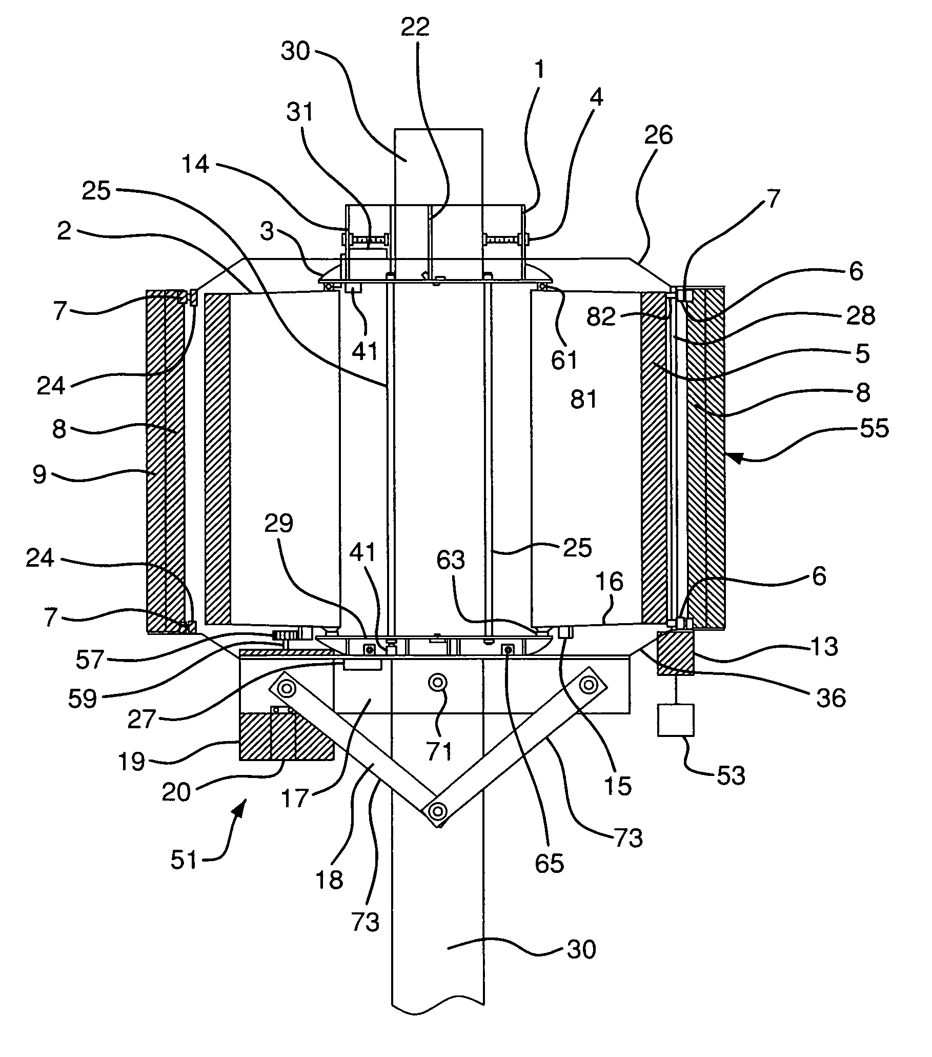 Electricity generating assembly