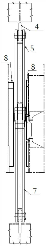High-precision positioning and mounting method for ship stern ramp