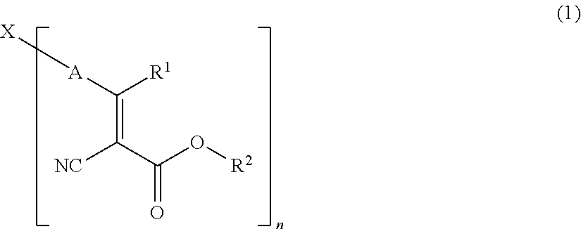 NOVEL COMPOUND HAVING alpha-CYANOACRYLATE STRUCTURE, DYE, AND COLORED PHOTOSENSITIVE COMPOSITION