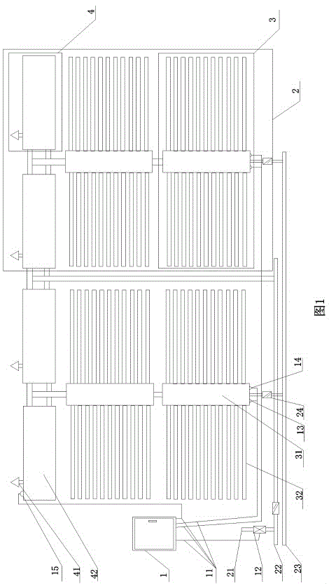 Whole-module solar heat collection engineering system