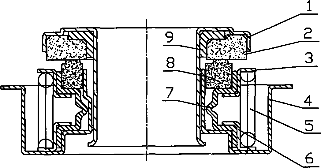 Water sealing stationary ring subgroup assembling machine