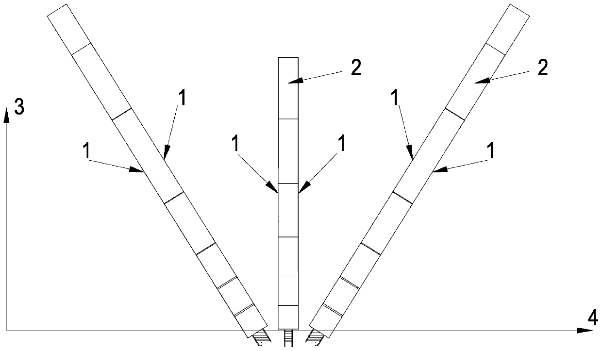 Accurate positioning method for segmental hoisting of steel towers in 3D space based on 2D alignment