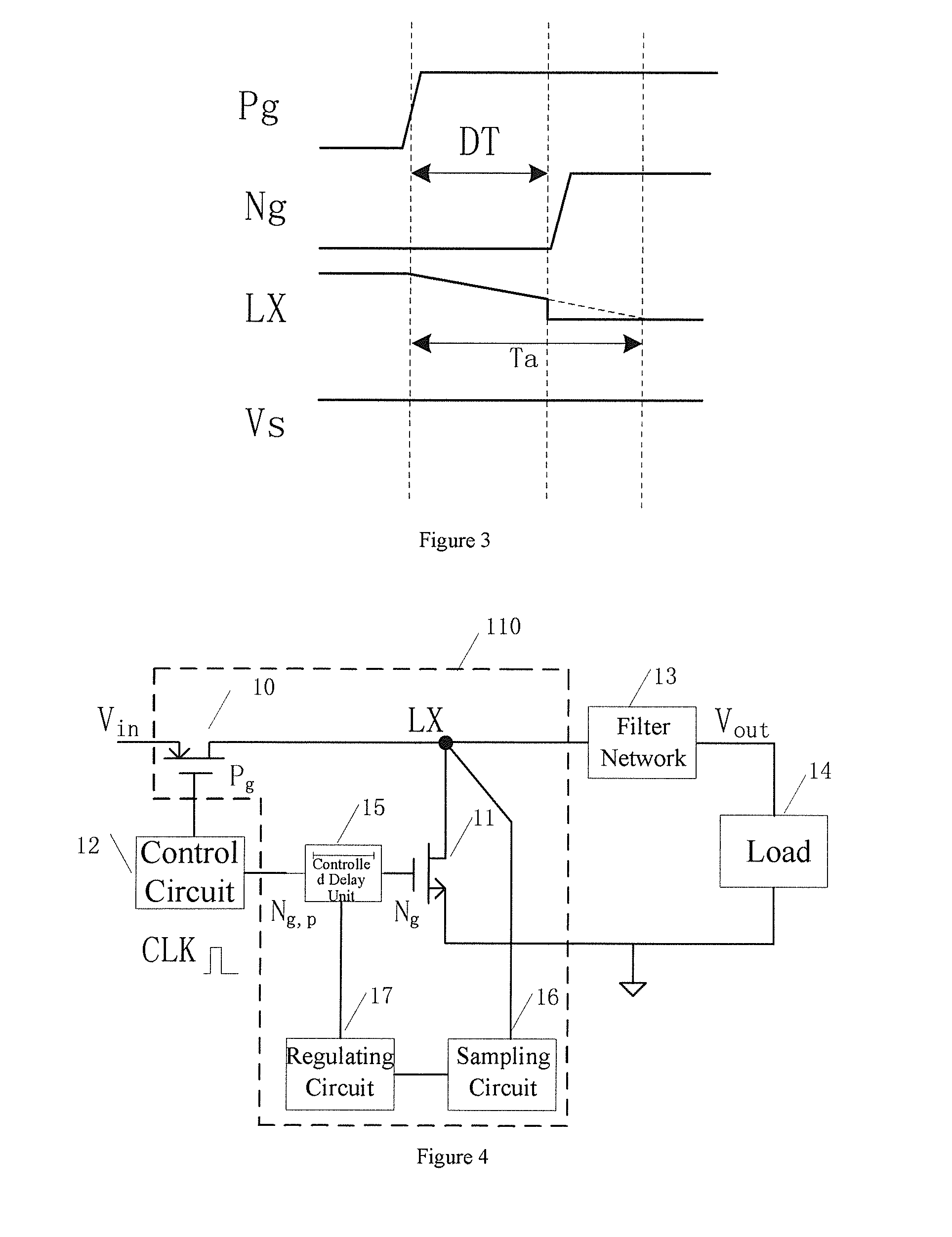 Switch level circuit with dead time self-adapting control