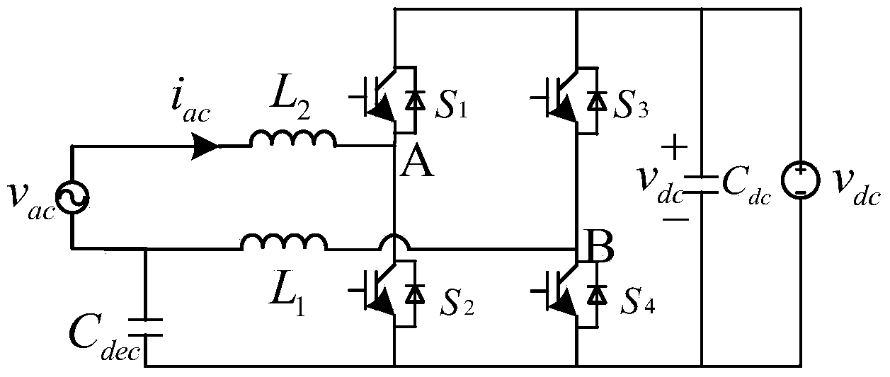 Secondary ripple eliminating circuit of single-phase PWM rectifier