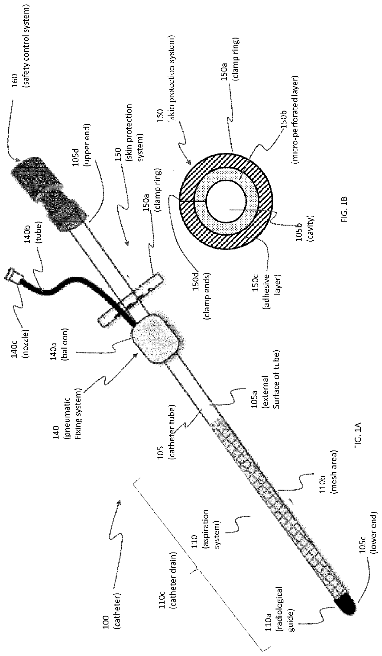 Drainage catheter with safety valve