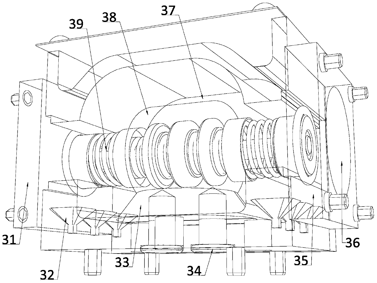 Retention wall treatment device and method for chlorine-containing organic matter development