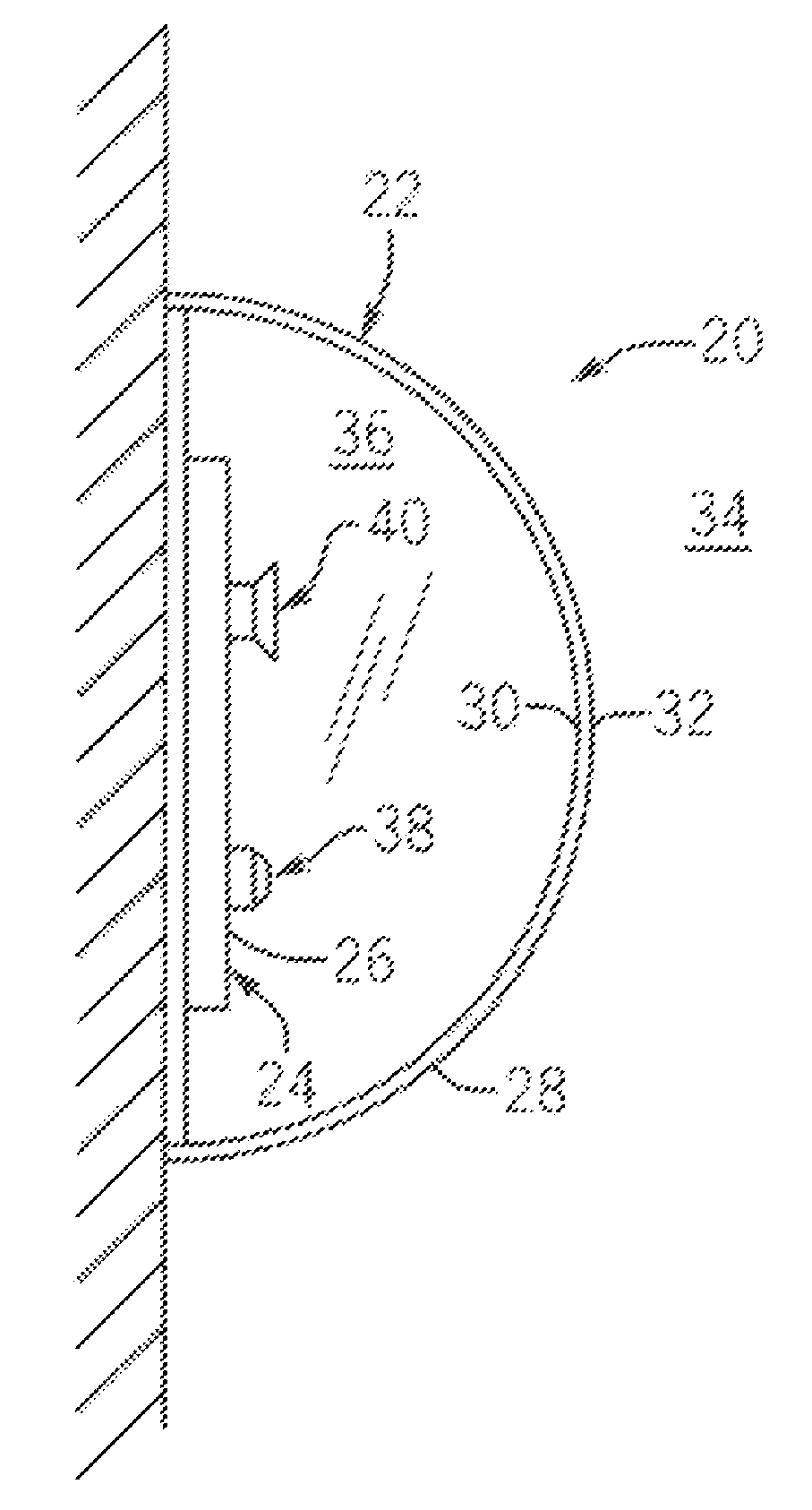 Luminous flux depreciation notification system for light fixtures incorporating light emitting diode sources