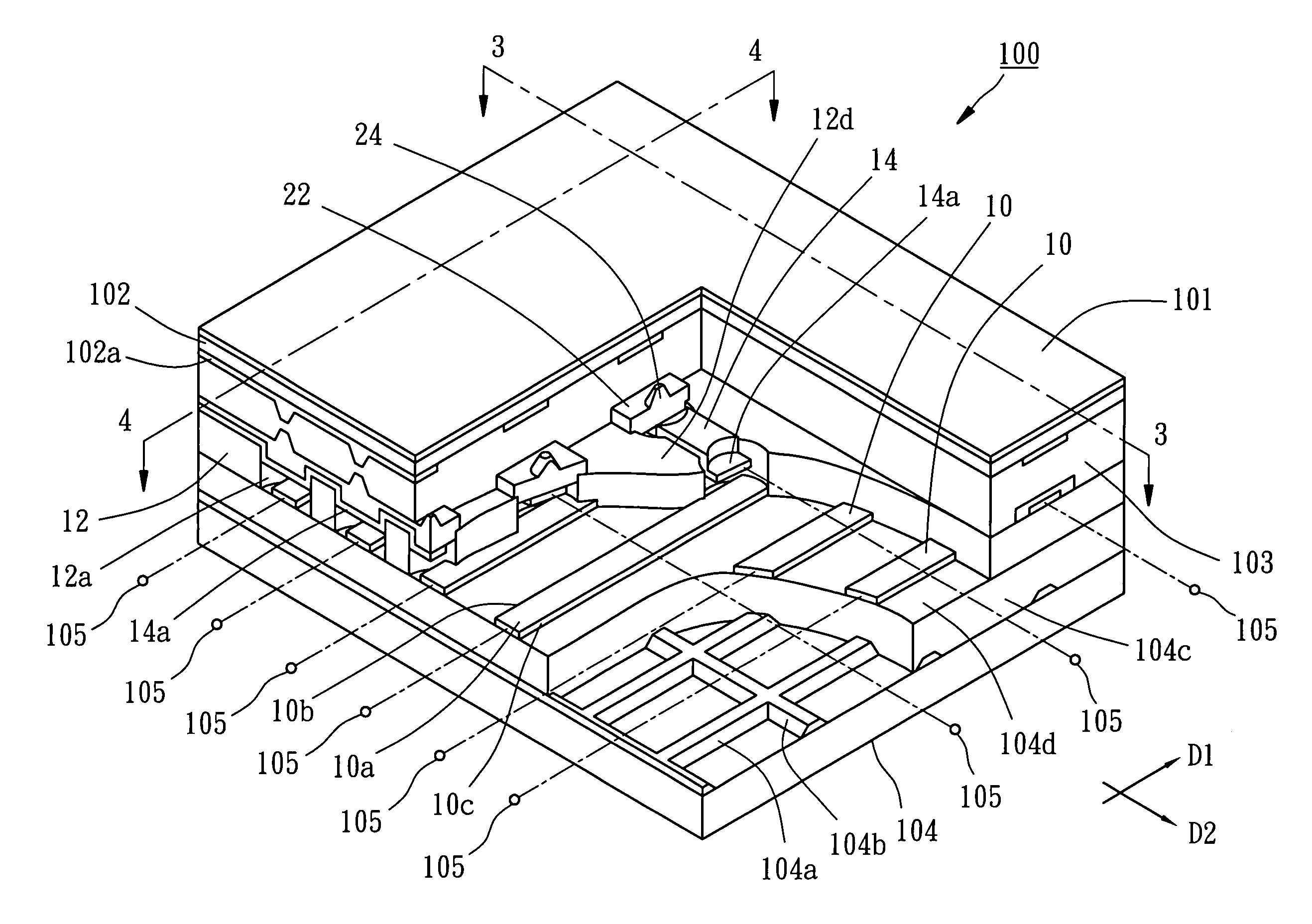 Liquid crystal display having touch detecting structure