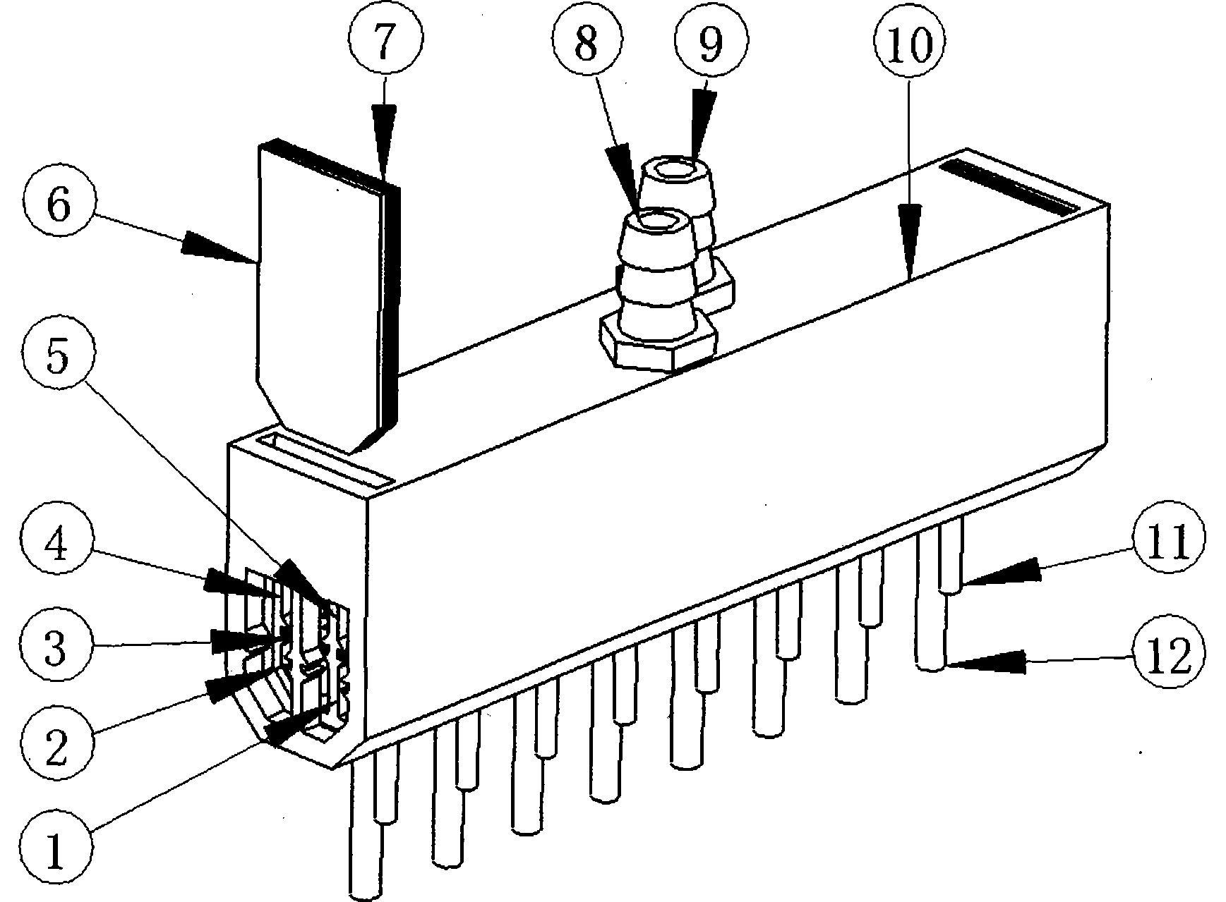 A cleaning head for a porous plate