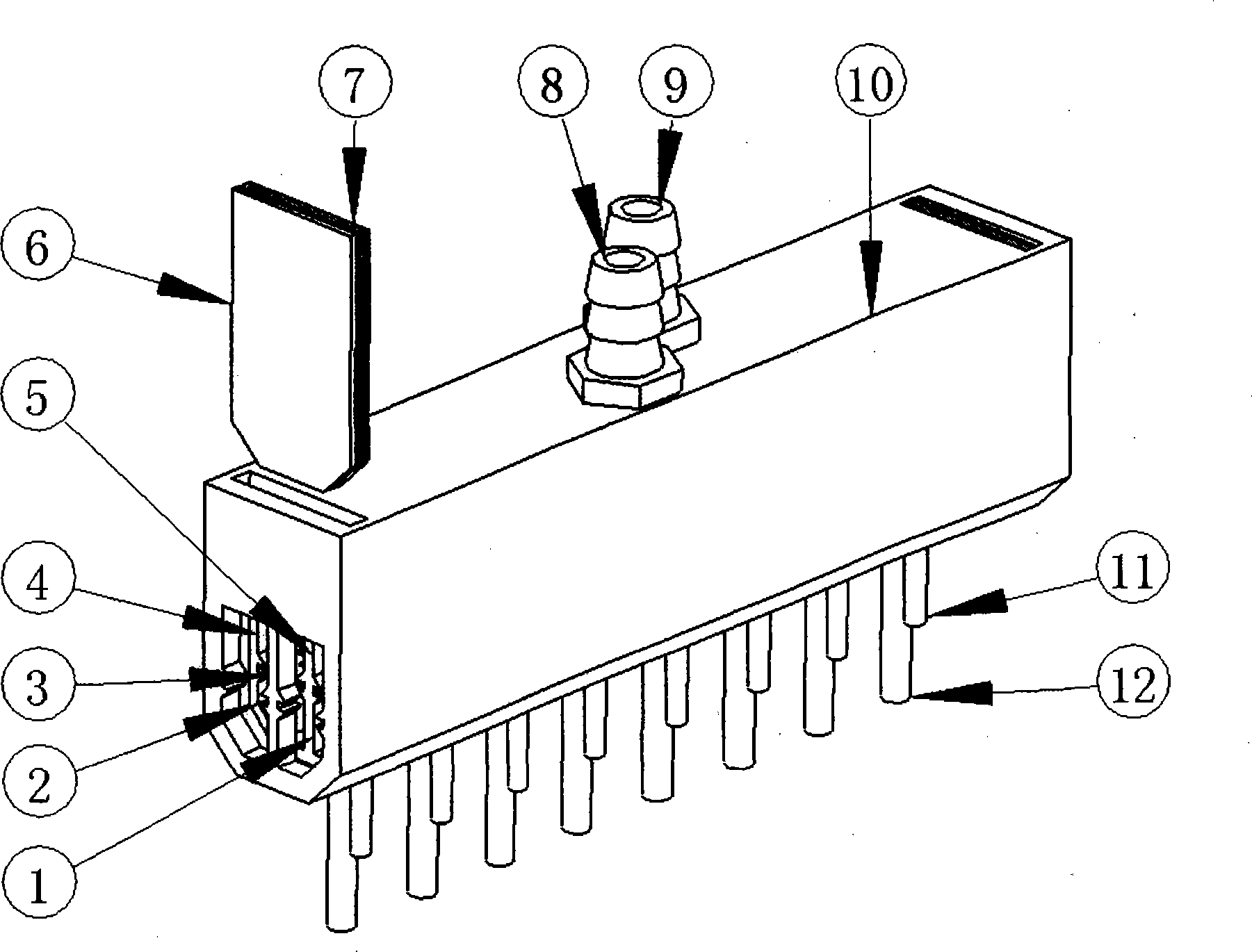 A cleaning head for a porous plate