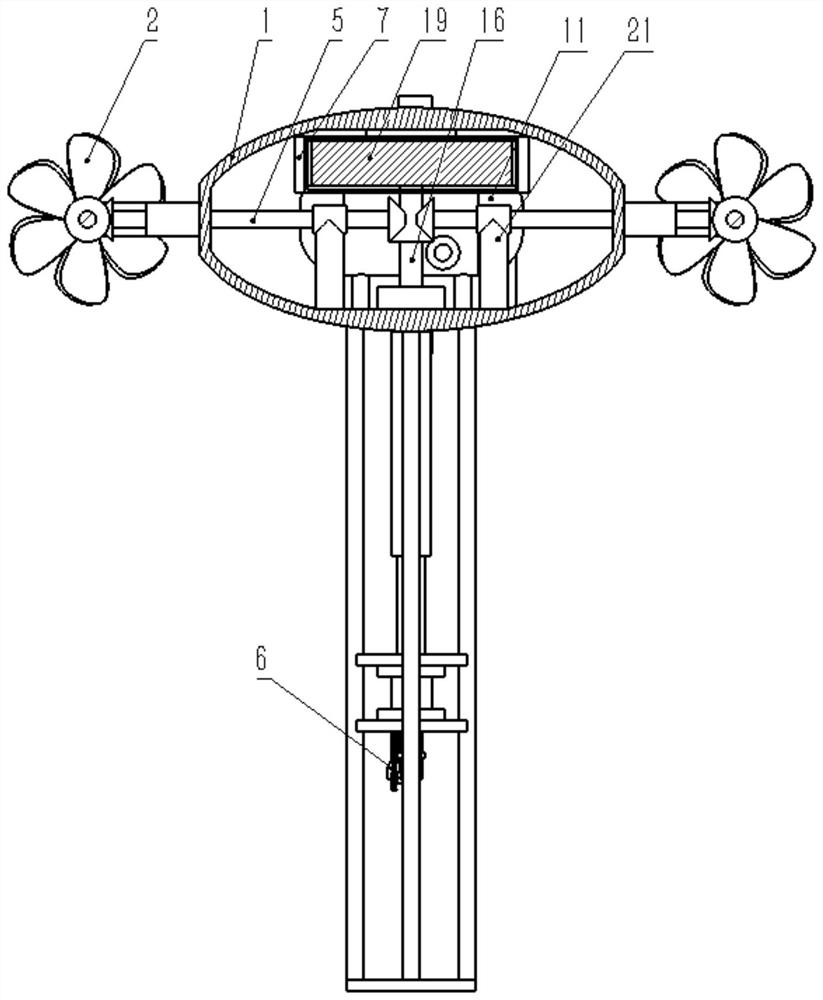 Shock excitation device for seismic exploration in shallow sea area and use method of shock excitation device