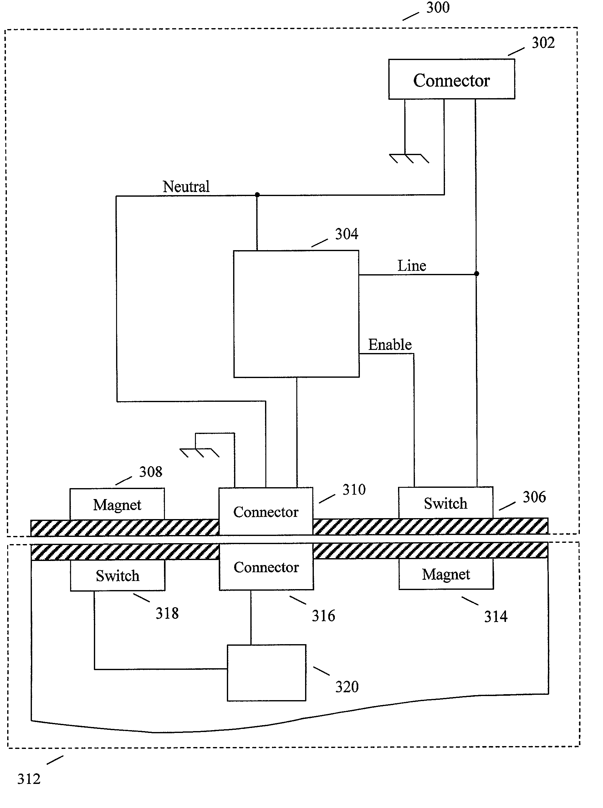 Magnetic proximity interface control