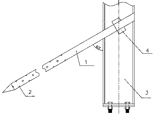Fixing method of locking foot of steel arch frame for primary support of tunnel