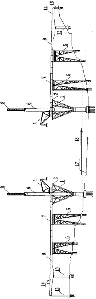 Self-anchoring type mounting method of suspension bridge