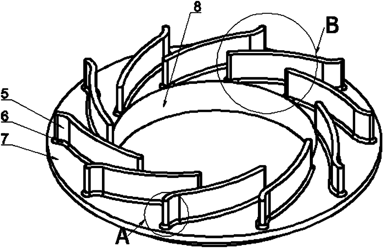 Machining method for composite manufacturing of turbine blade in additive and subtractive modes