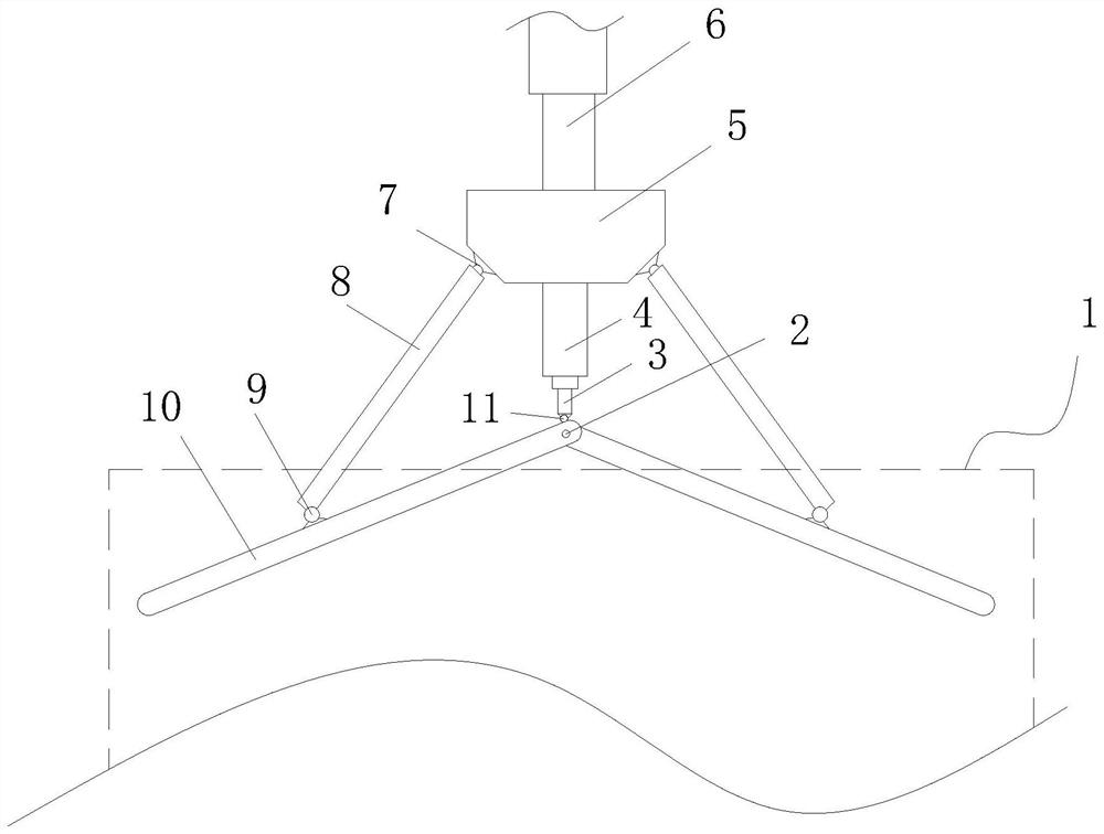 Thermoplastic sealing device of plastic woven packaging bag