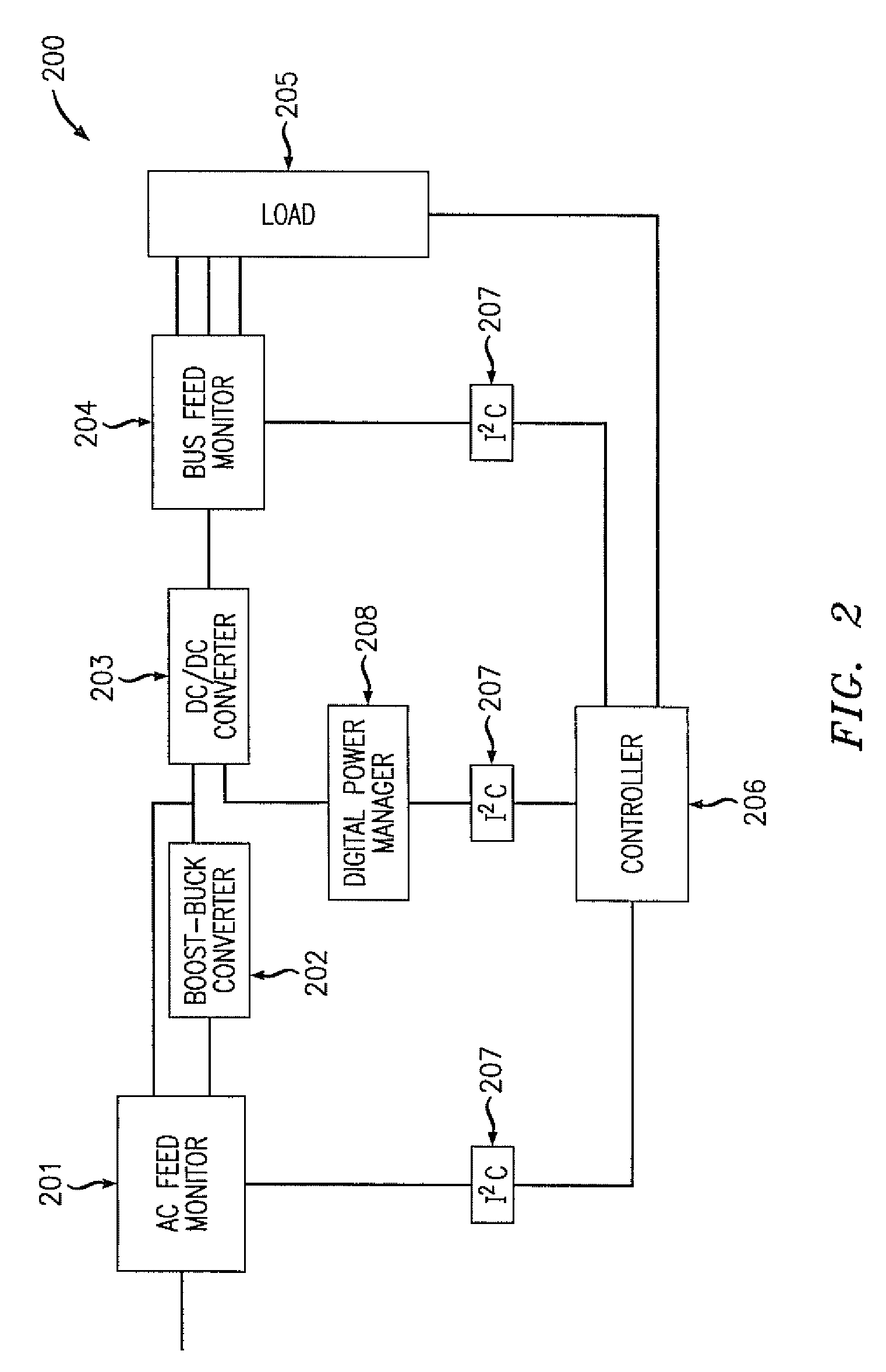 Closed-loop efficiency modulation for use in AC powered applications