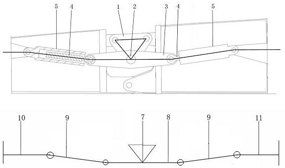 A linear-driven double-rotation wing folding mechanism capable of large-angle folding
