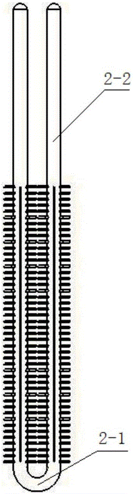 U-shaped heat pipe heat exchange element and u-shaped heat pipe heat exchanger integrated with electrostatic precipitator