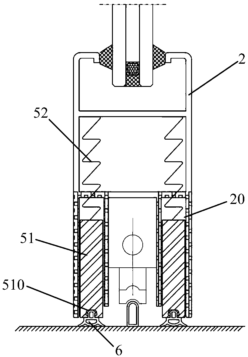 Sealing mechanism of push-pull device