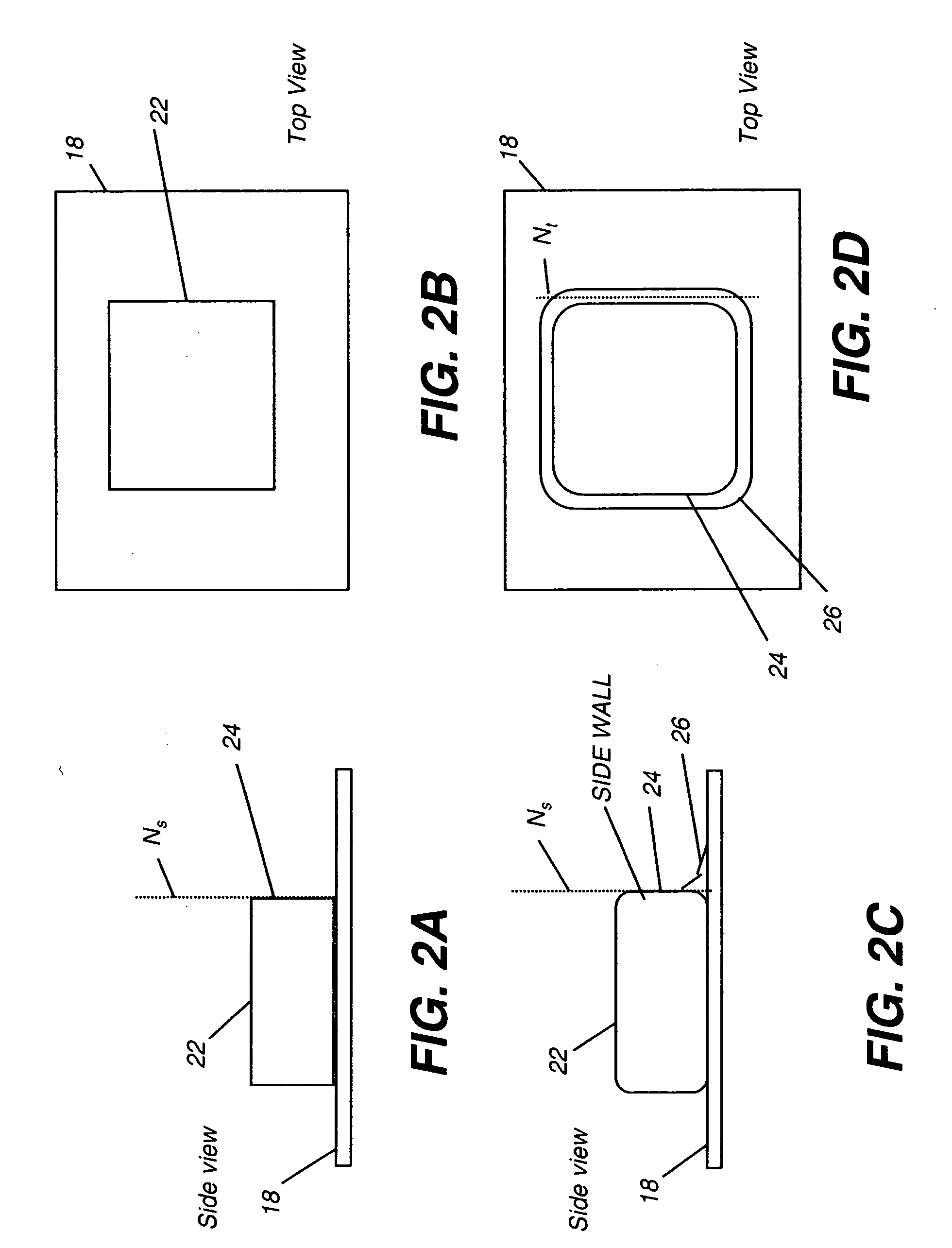 Two-dimensional aperture array for vapor deposition