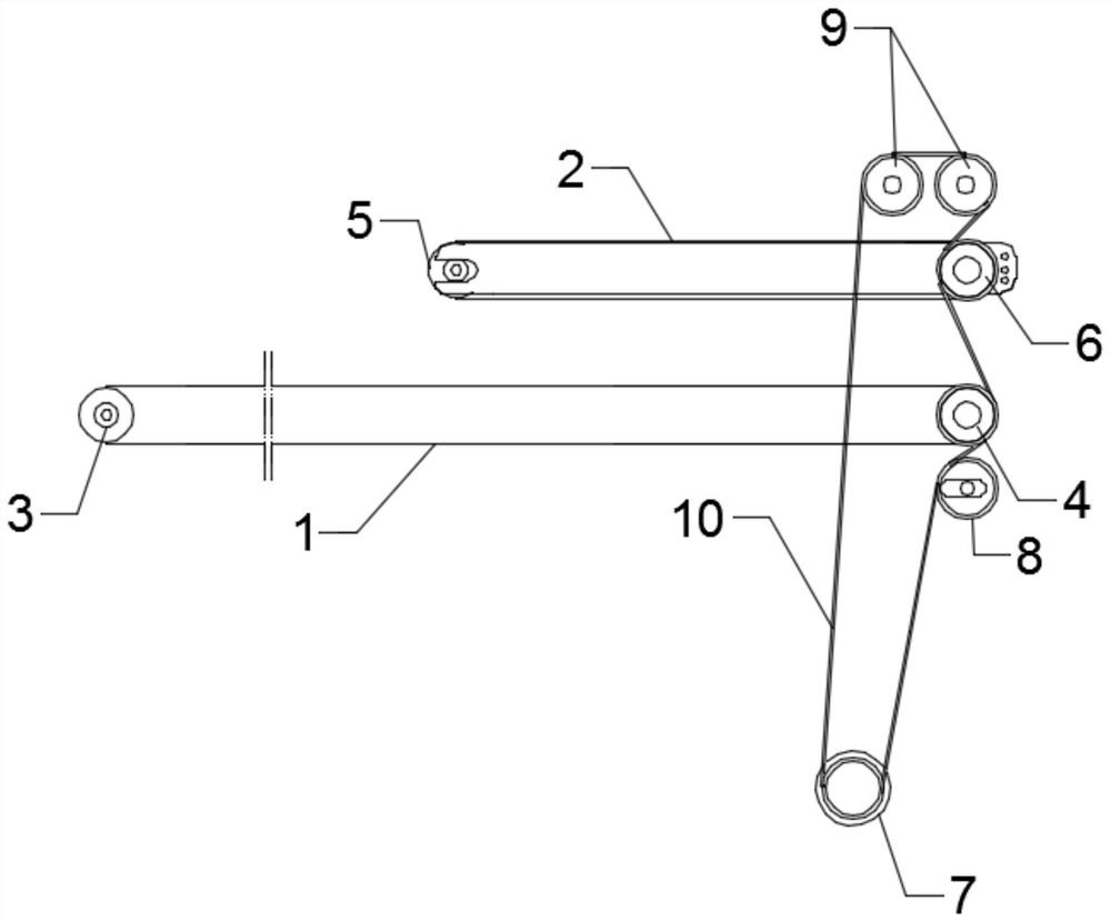 Belt clamping conveying mechanism and subpackaging machine using same