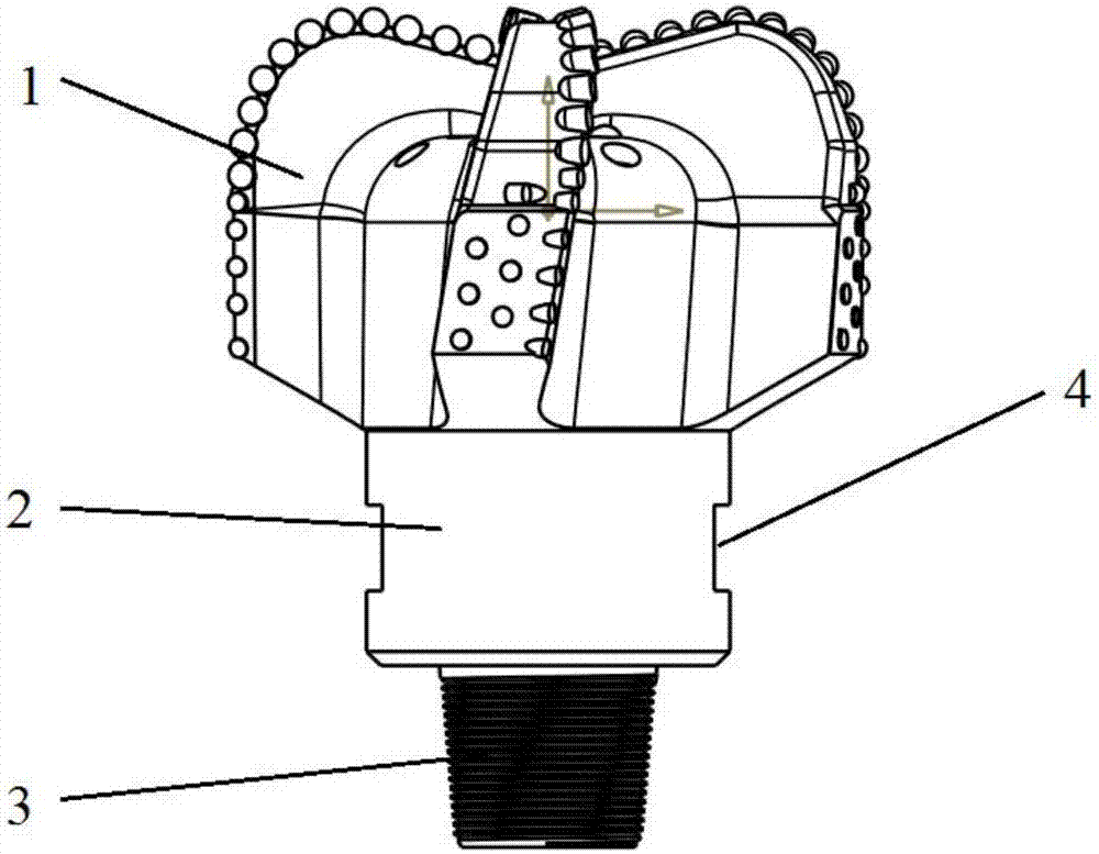 shortened pdc drill bit and its loader