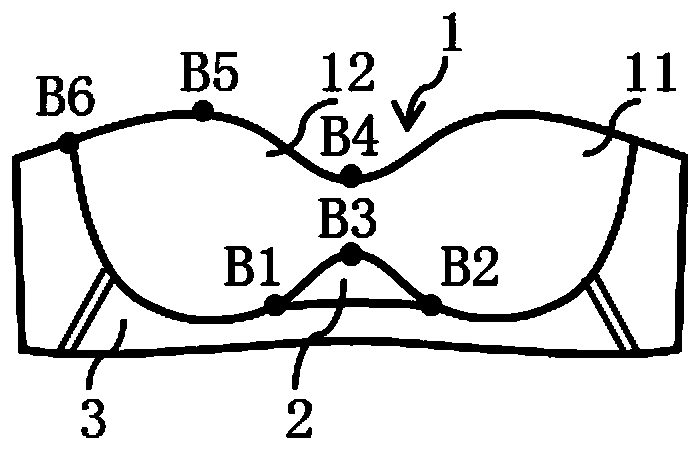 Bra, bra design method and shapewear