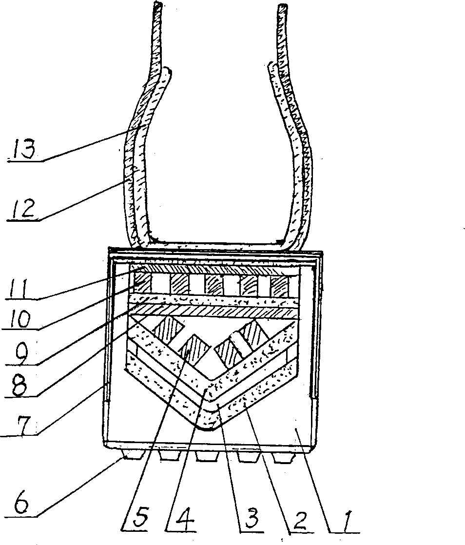 Mine-sweeping explosion-proof boots