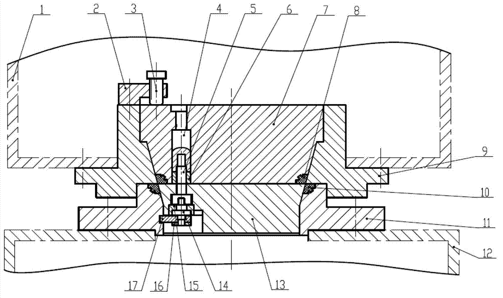 Multi-point locked double-cover sealing device