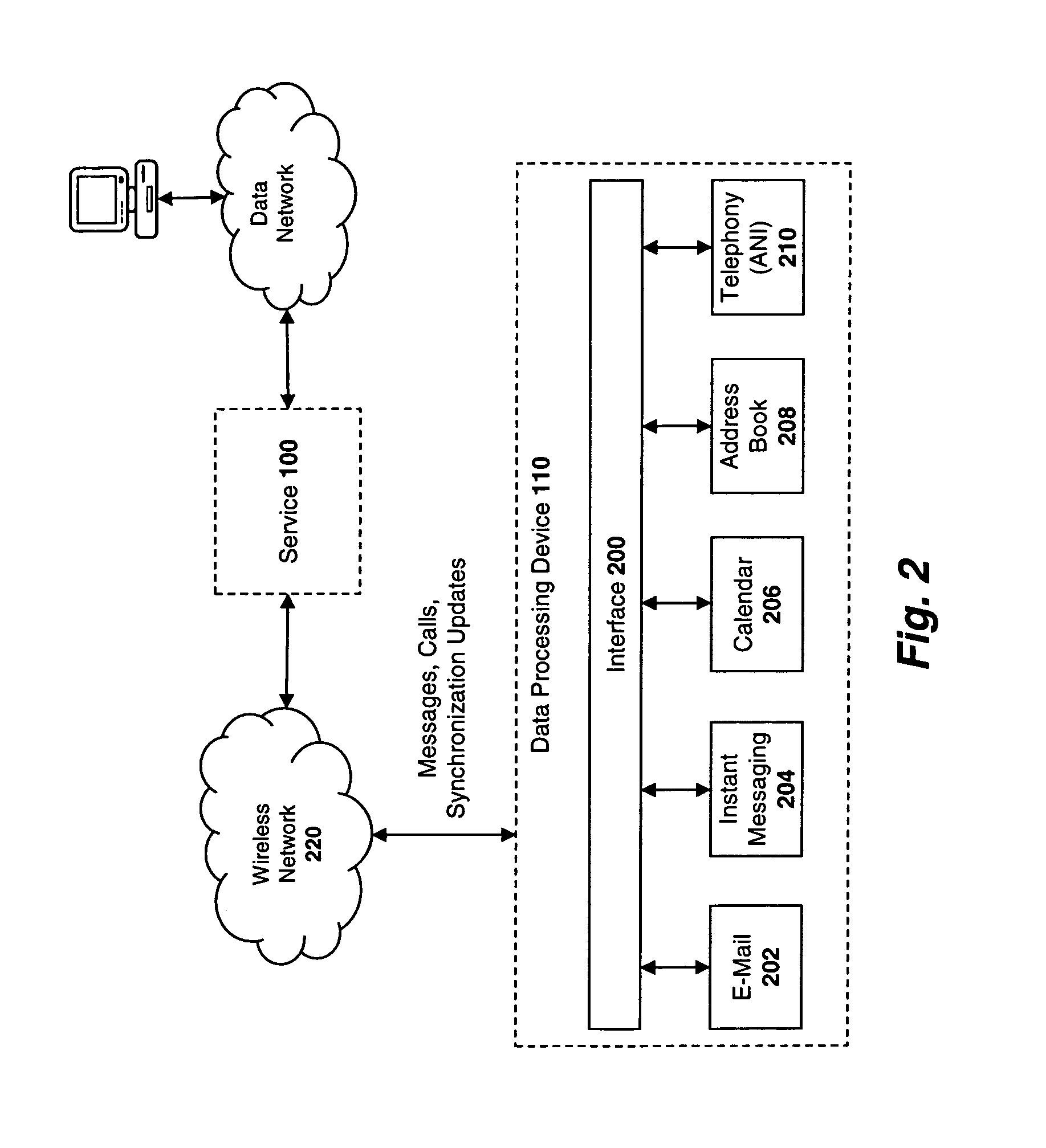System and method for integrating personal information management and messaging applications