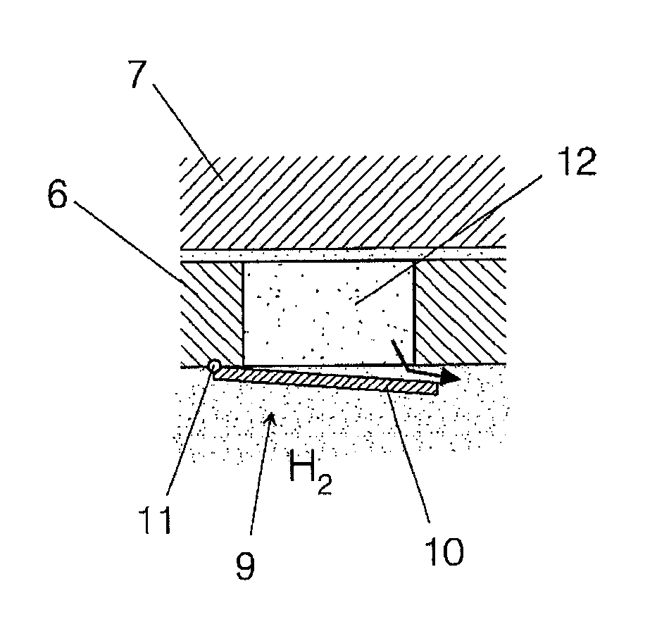 Device for Storing Low-Molecular Gases