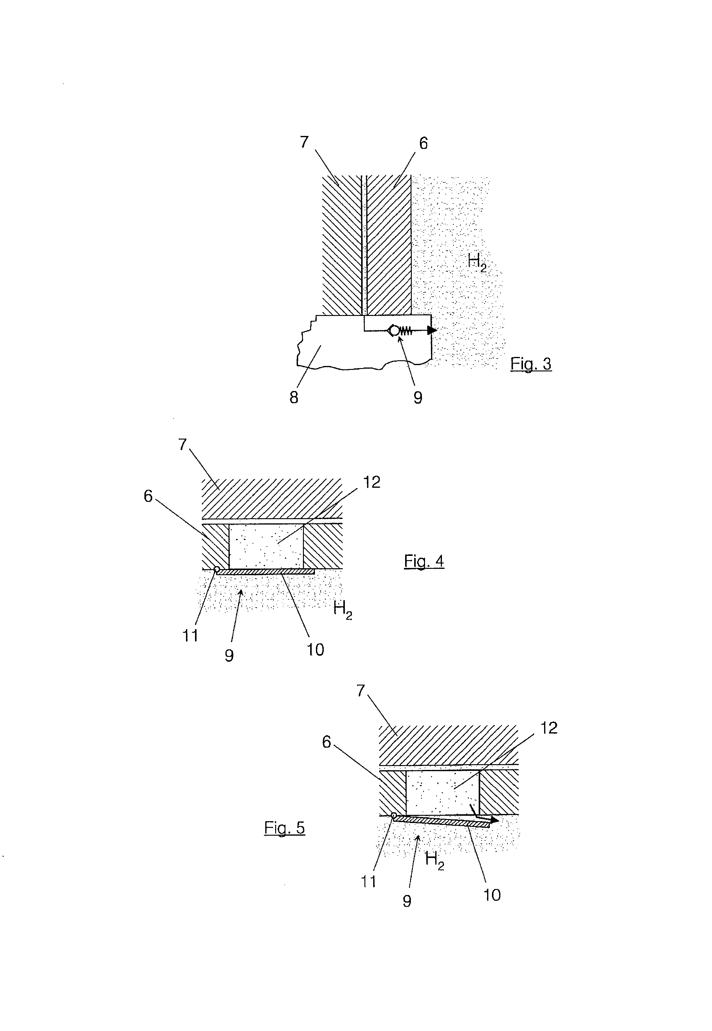 Device for Storing Low-Molecular Gases